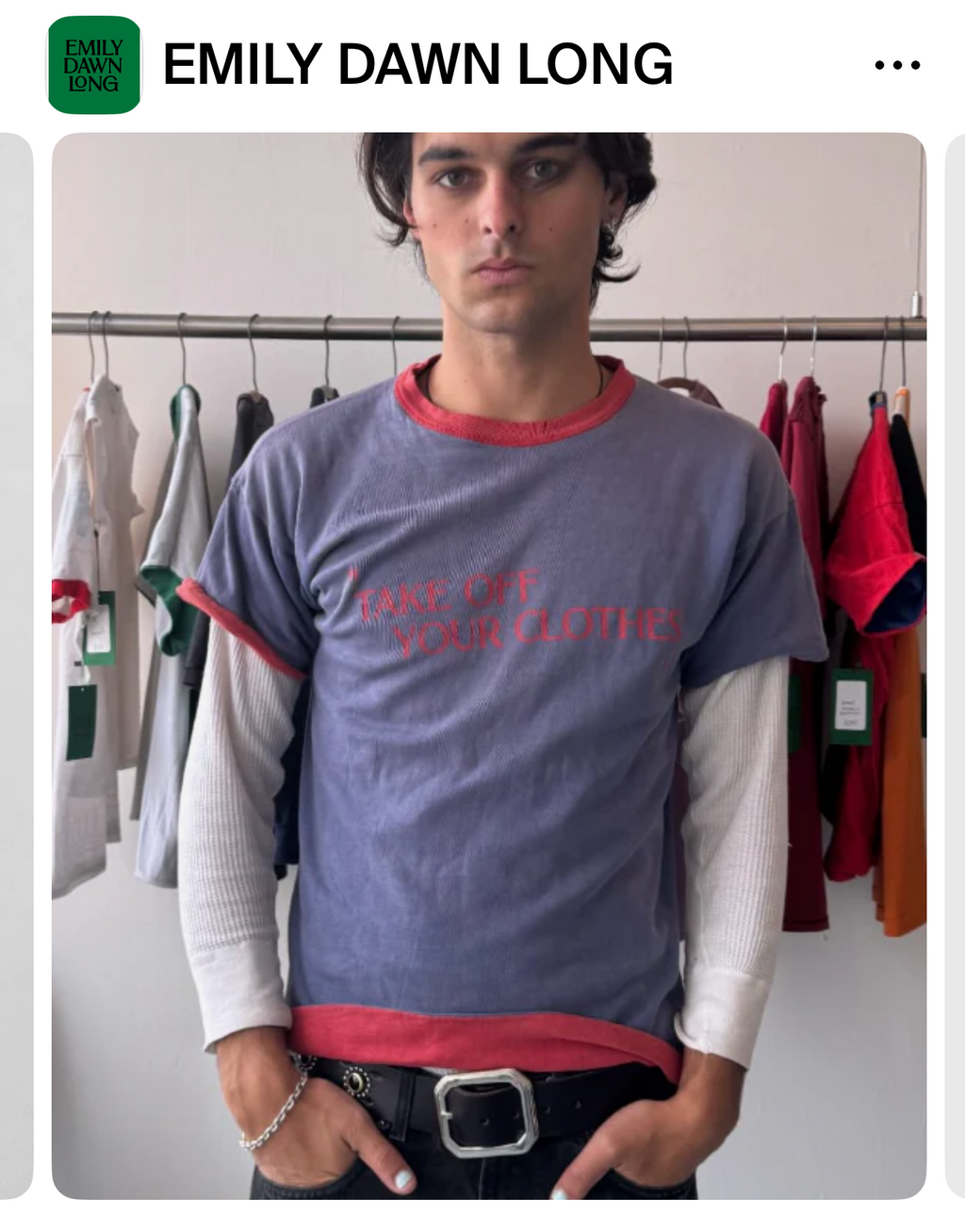 EMILY DAWN LONG NYC THE T-SHIRT EVERYONE WANTS, but no one can get their hands on!