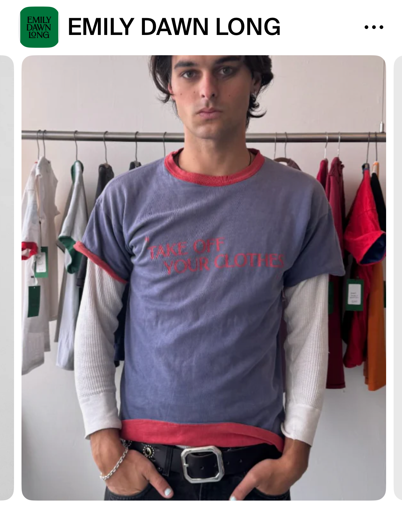 EMILY DAWN LONG NYC THE T-SHIRT EVERYONE WANTS, but no one can get their hands on!
