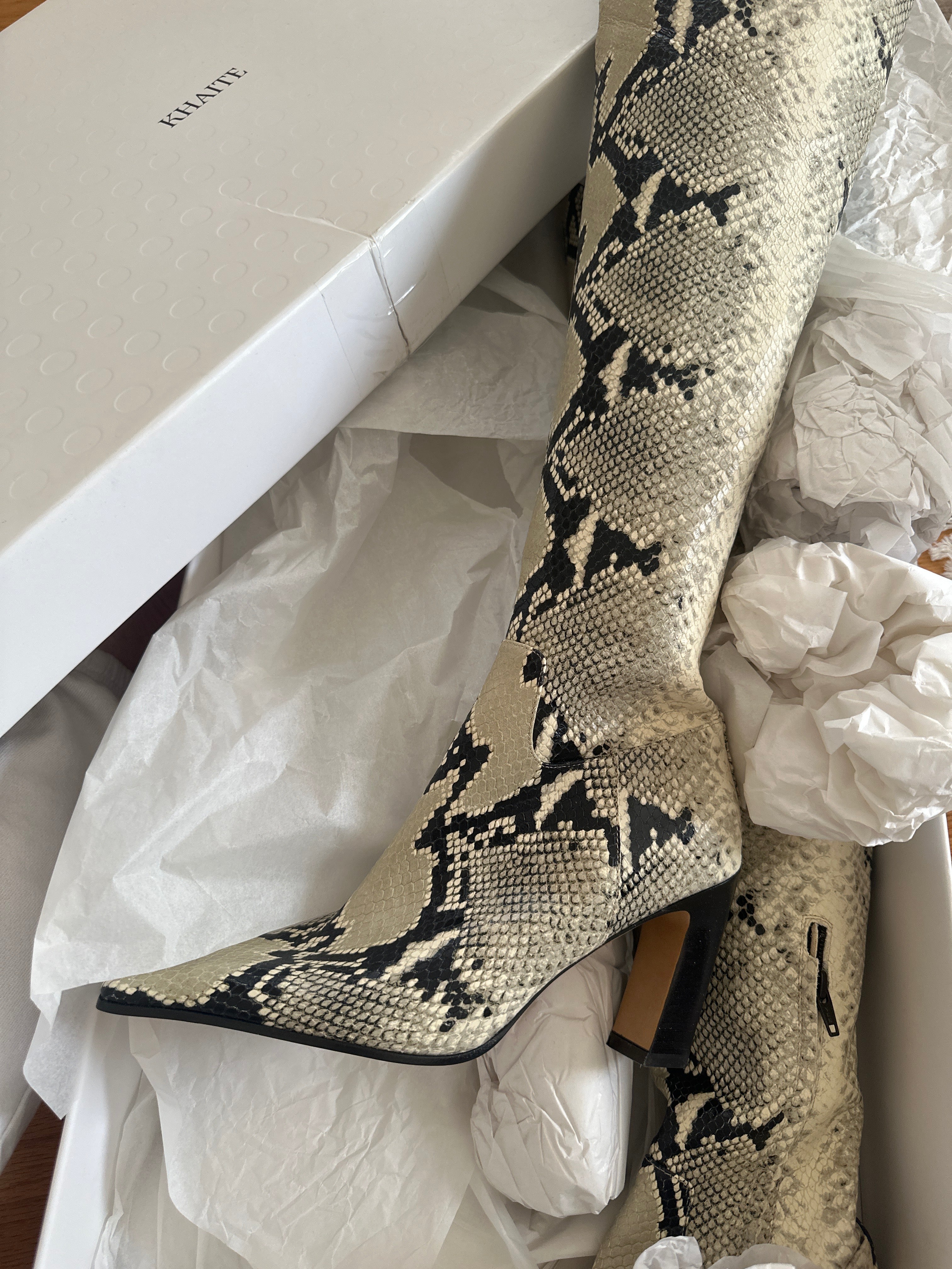 KHAITE Marfa Boots New In Box 37.5