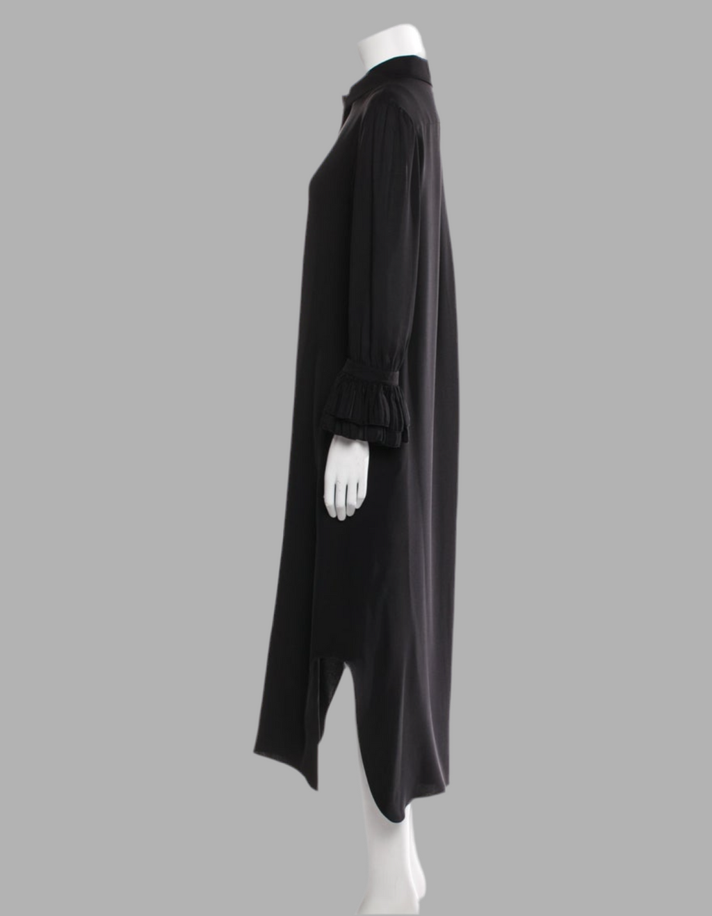 KHAITE Silk Shirtdress Sz S