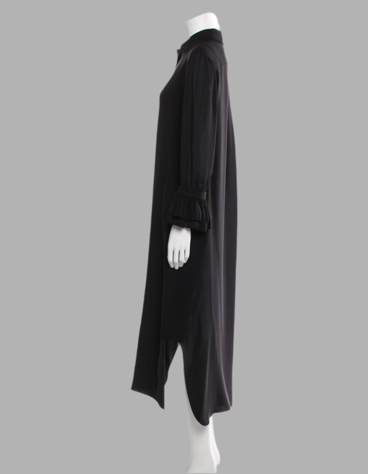 KHAITE Silk Shirtdress Sz S
