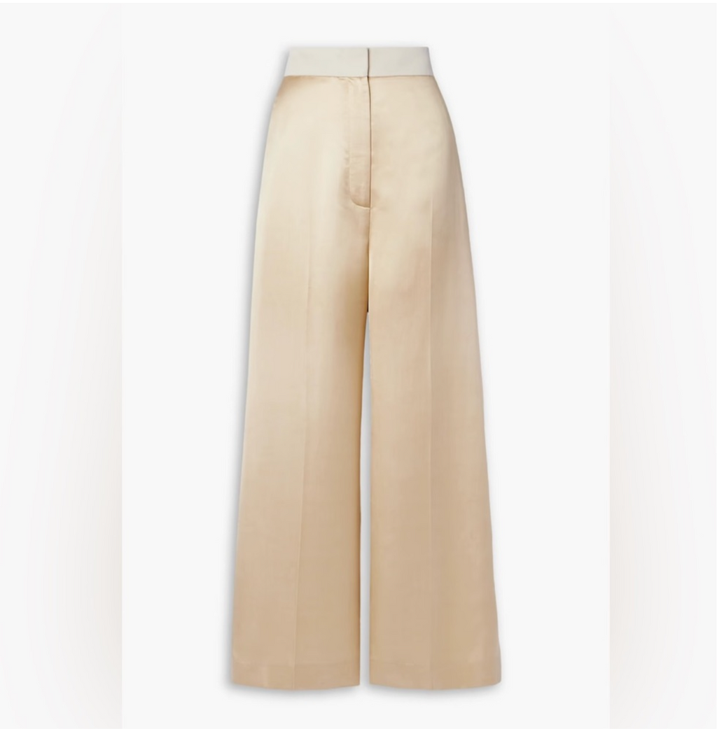 KHAITE NWT Banton Silk Trouser Sz 0