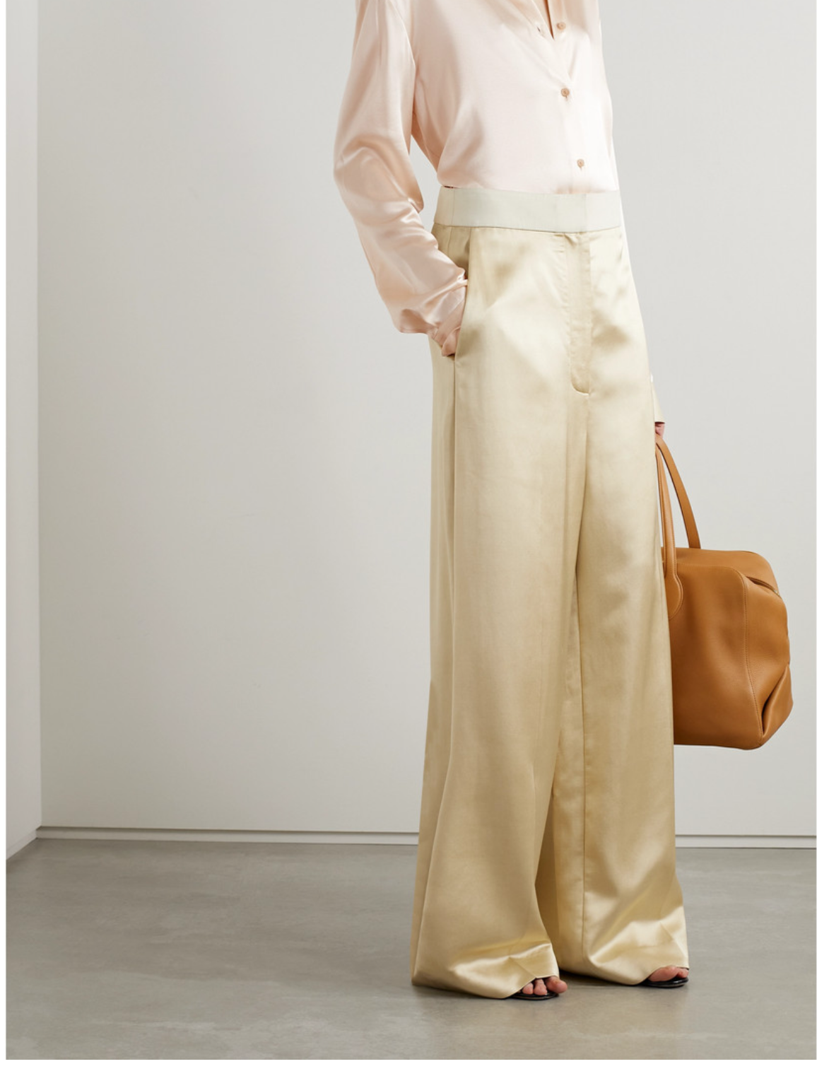 KHAITE NWT Banton Silk Trouser Sz 0