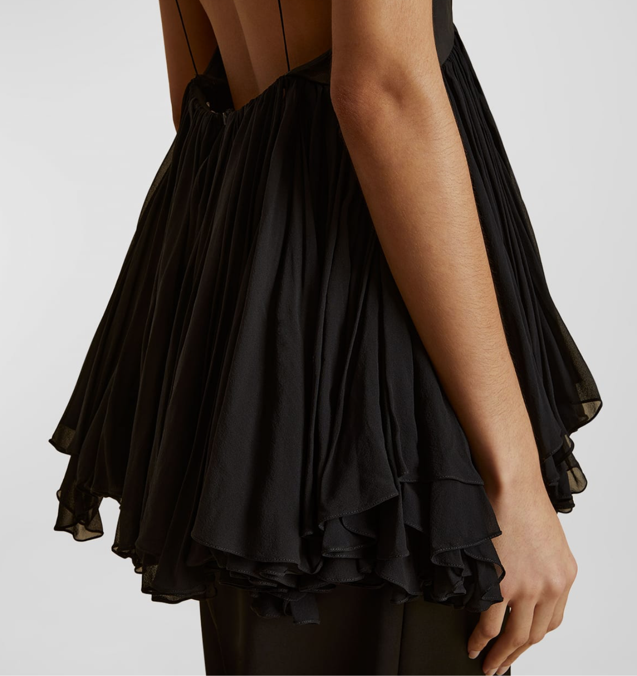 NWT KHAITE Anita Leather & Silk Sz 2 Sold Out