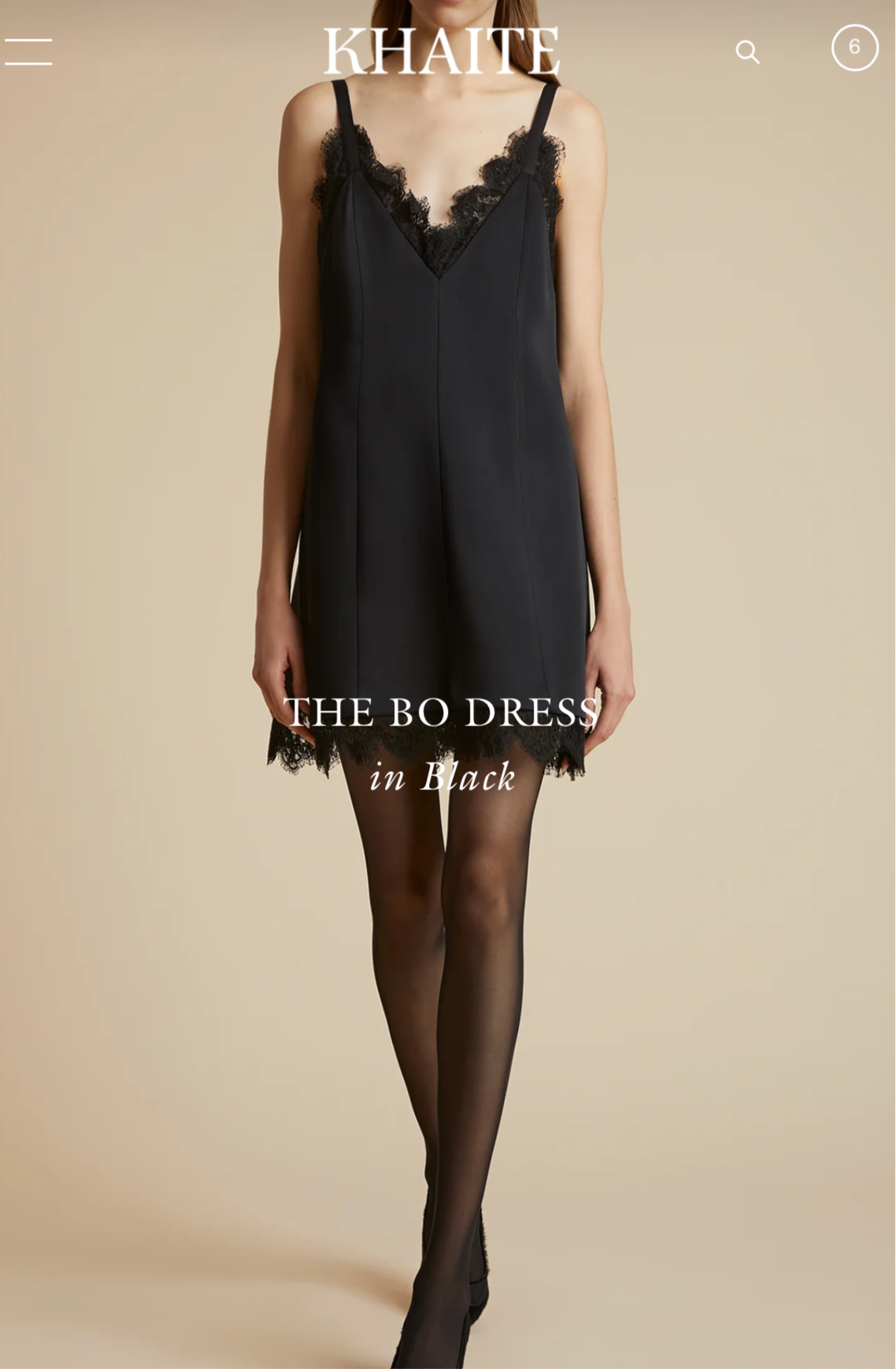 KHAITE BO Black Dress Pristine Sz 2