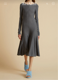 KHAITE DANNY Long Sleeve dress NWOT Sz 2