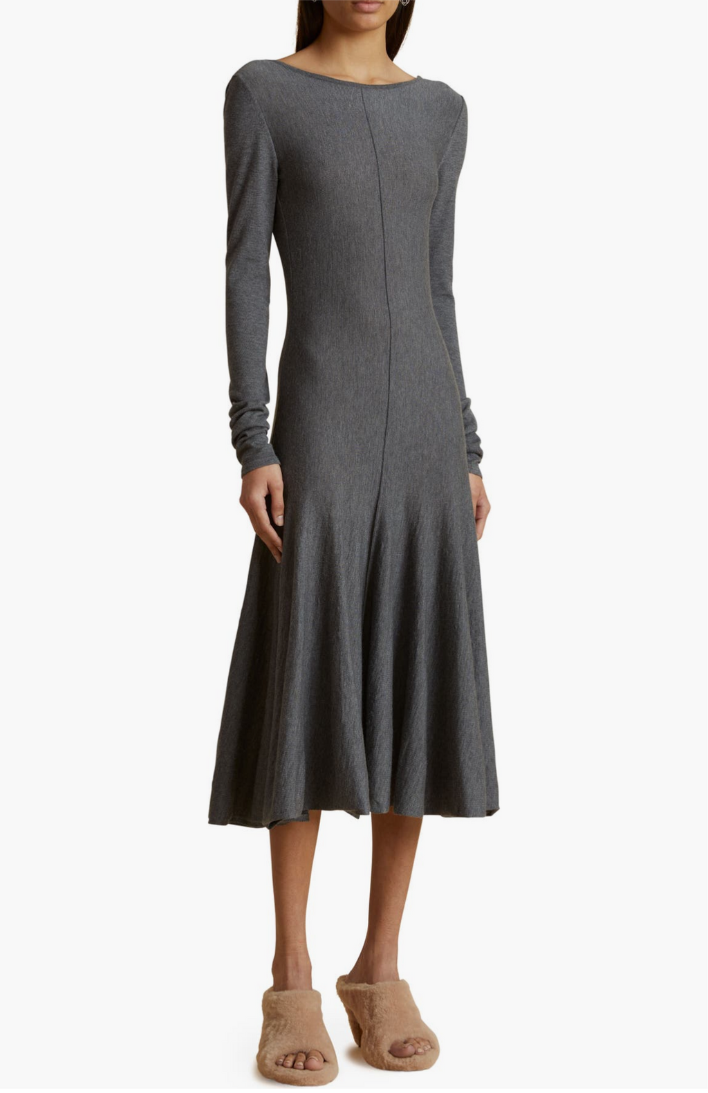 KHAITE DANNY Long Sleeve dress NWOT Sz 2