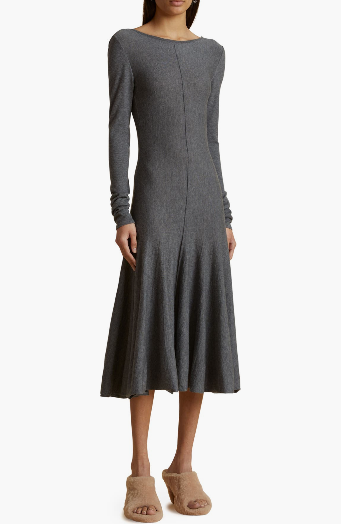 KHAITE DANNY Long Sleeve dress NWOT Sz 2