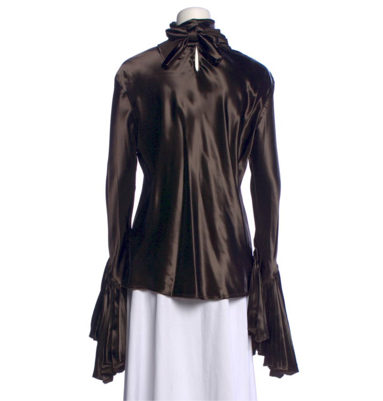 KHAITE pristine brown viscose stunner Sz S