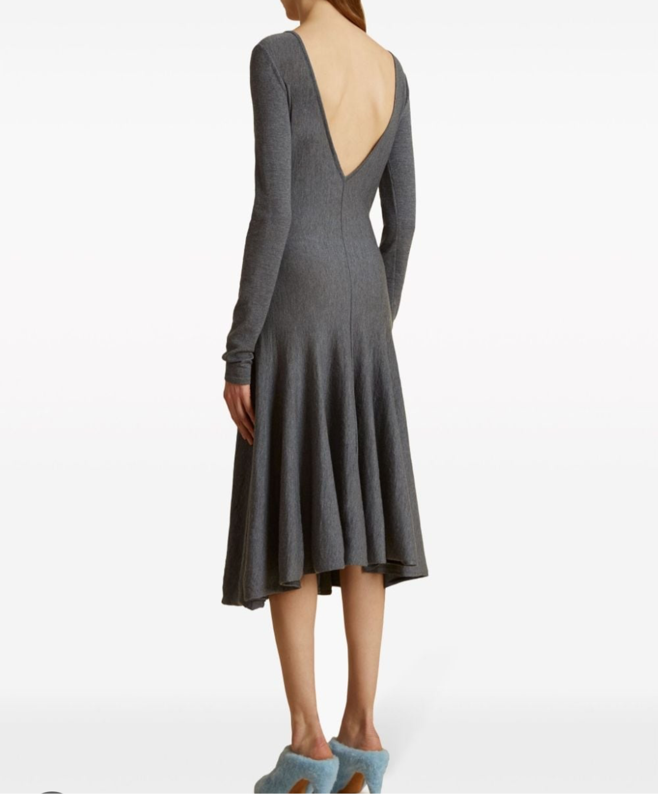 KHAITE DANNY Long Sleeve dress NWOT Sz 2