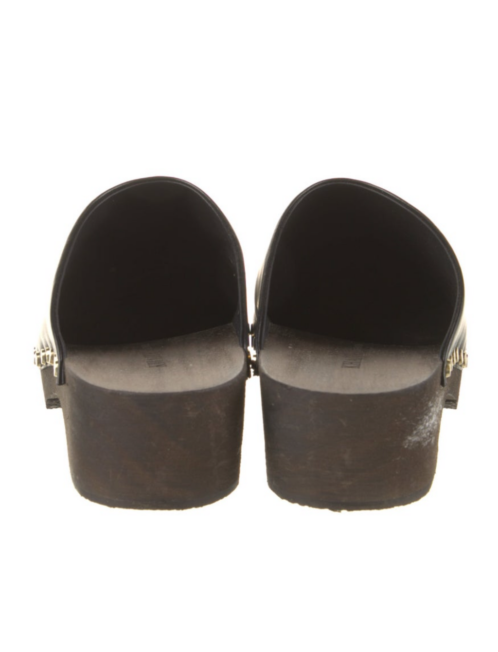 KHAITE ORIGINAL CLOGS IN BLACK Sz 37