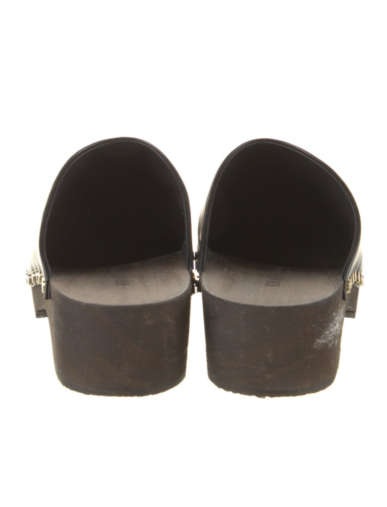 KHAITE ORIGINAL CLOGS IN BLACK Sz 37