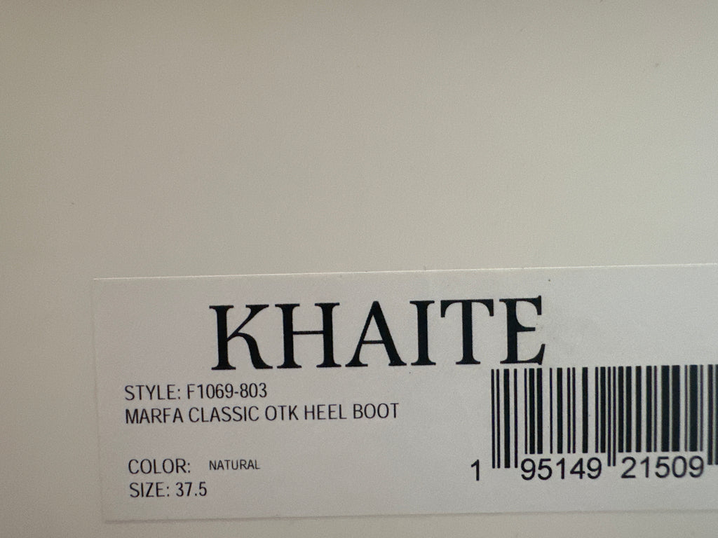 KHAITE Marfa Boots New In Box 37.5