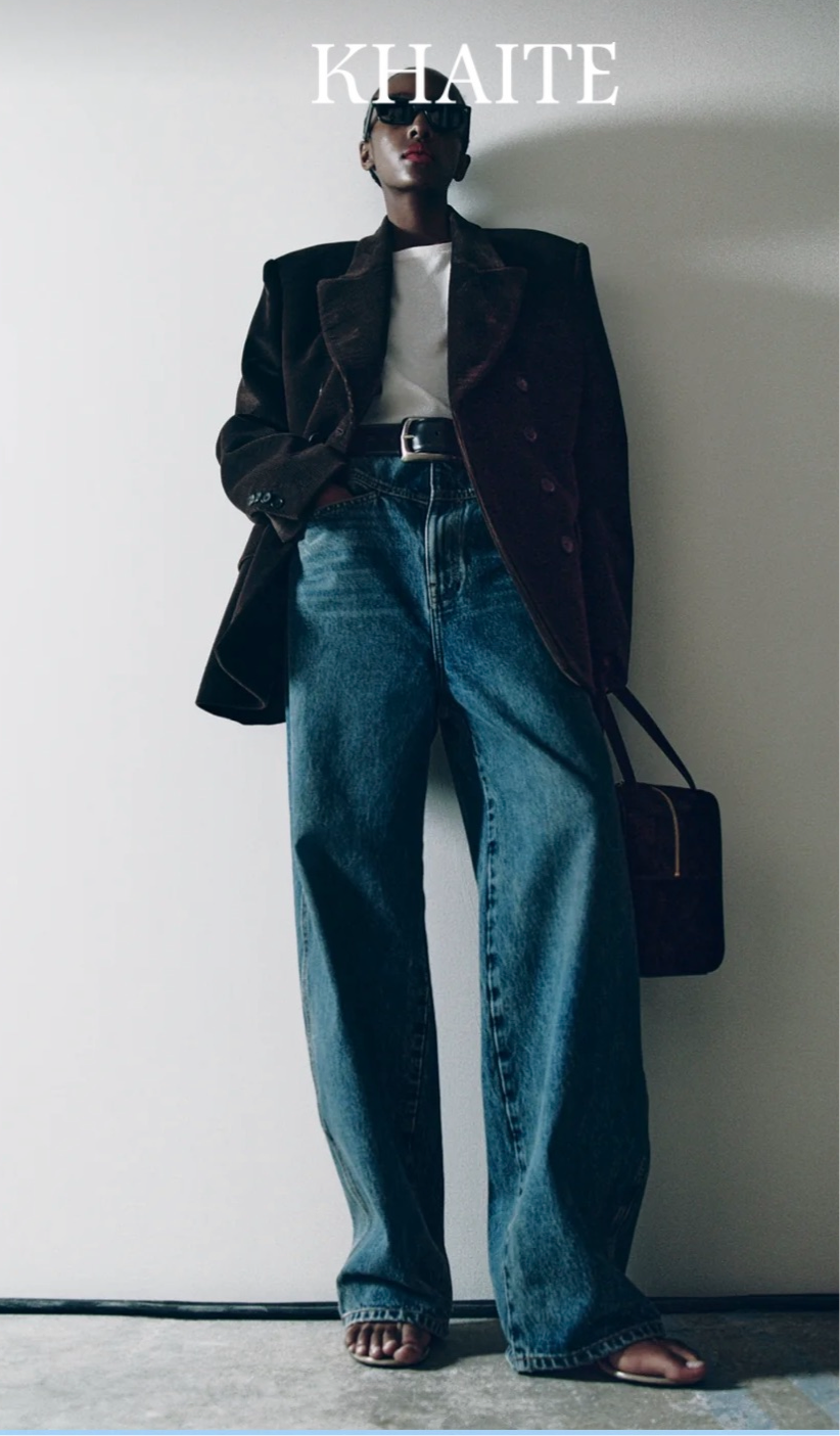 KHAITE Runway Preen Jean Sz 25