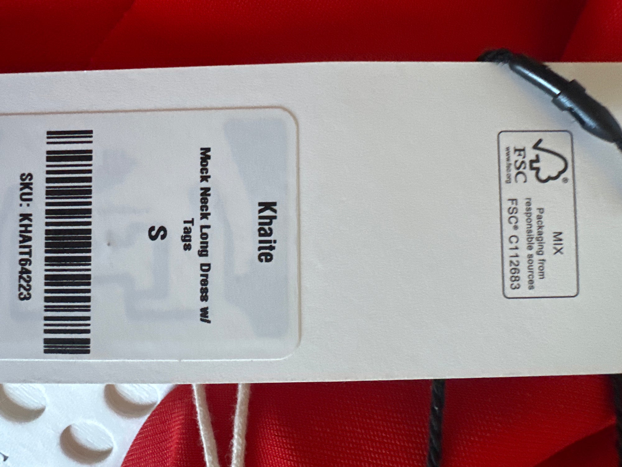 NWT KHAITE Yensa Jersey Maxi Dress Sz S