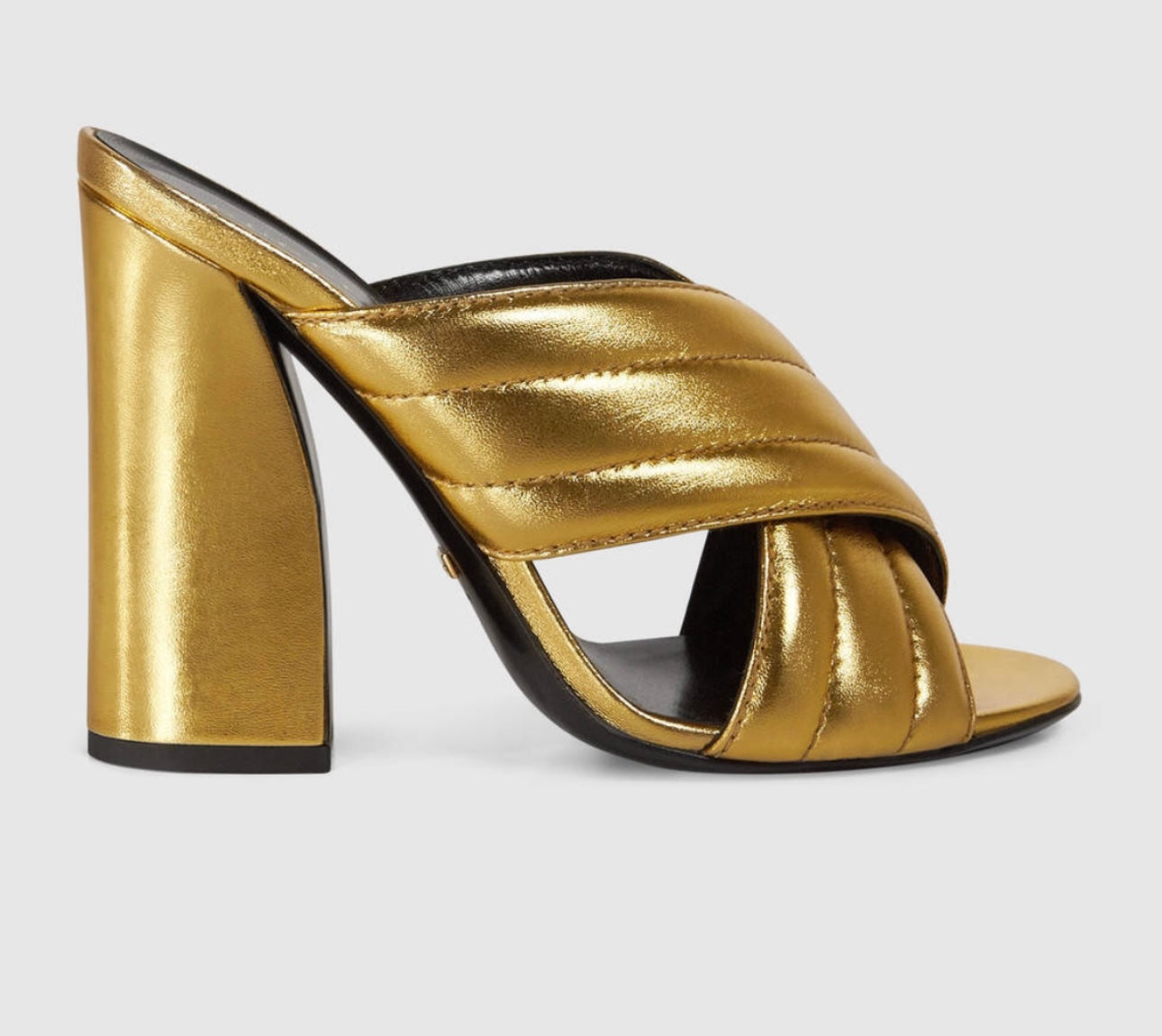 Rare GUCCI in Gold from 2016 Sz 37