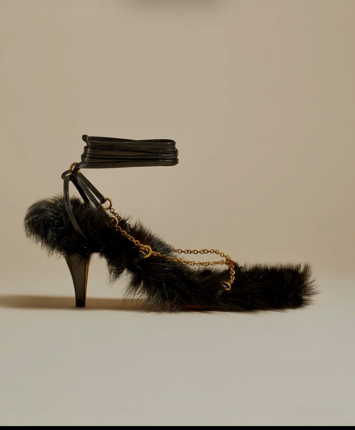 KHAITE Marion Strappy Chain Sandal Sz 37