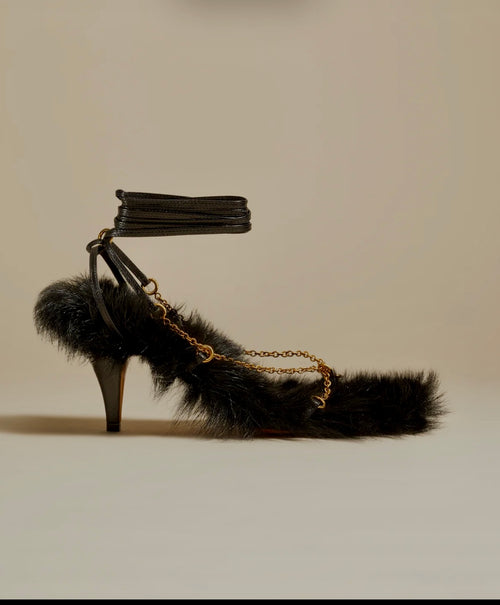KHAITE Marion Strappy Chain Sandal Sz 37
