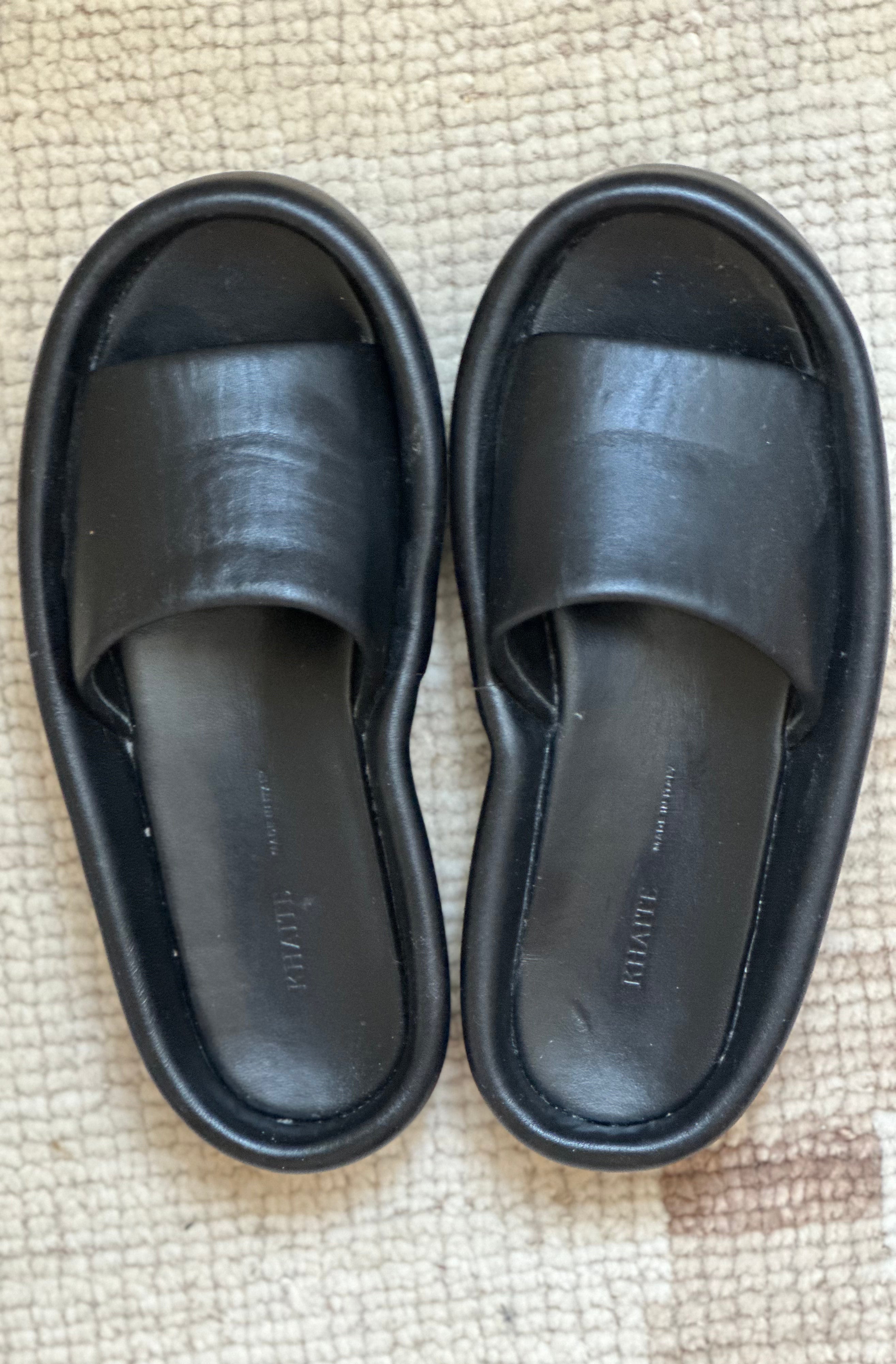 KHAITE Venice Pool Slides Sz 36