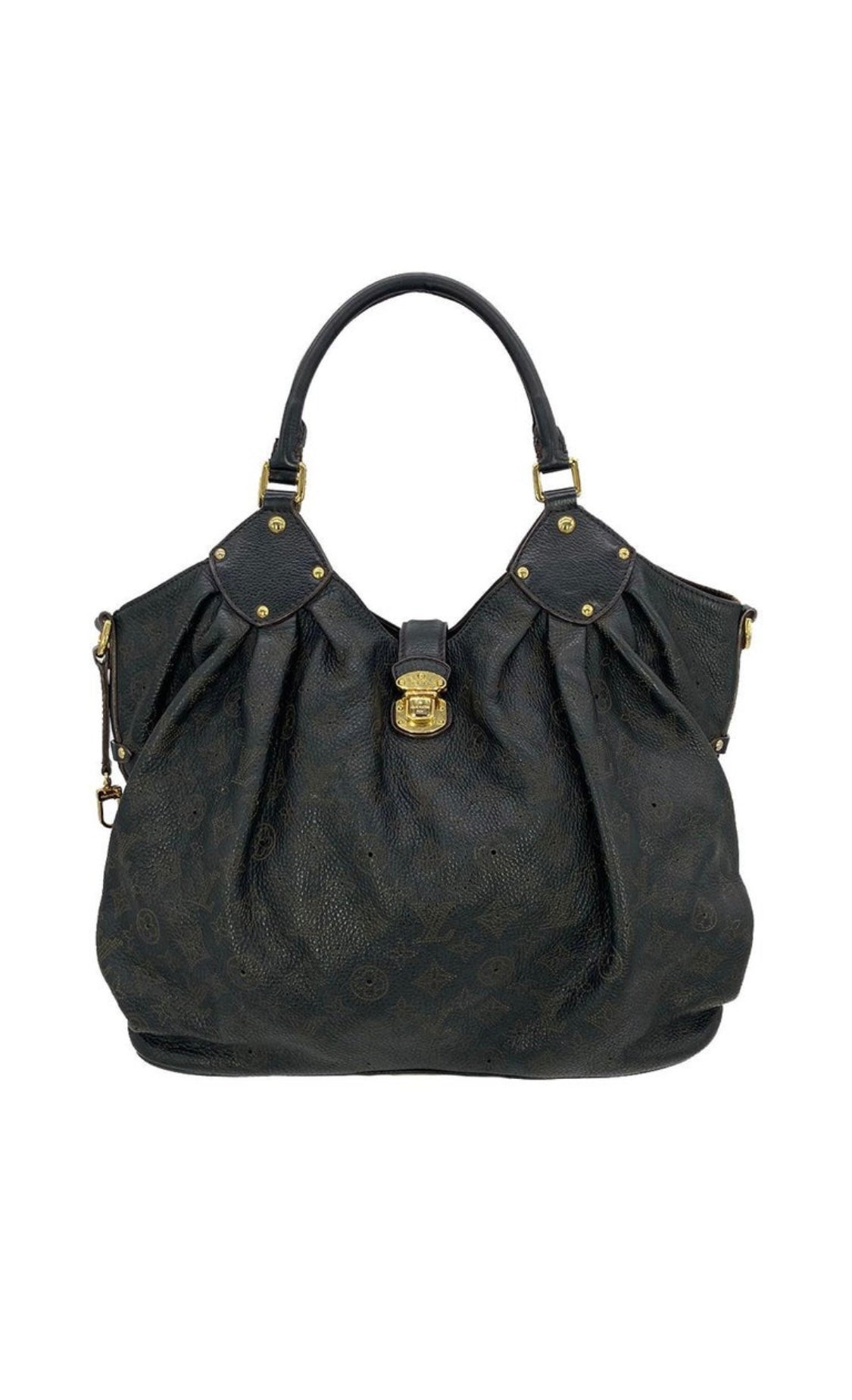 Louis Vuitton Black MAHINA Leather Monogram 2008
