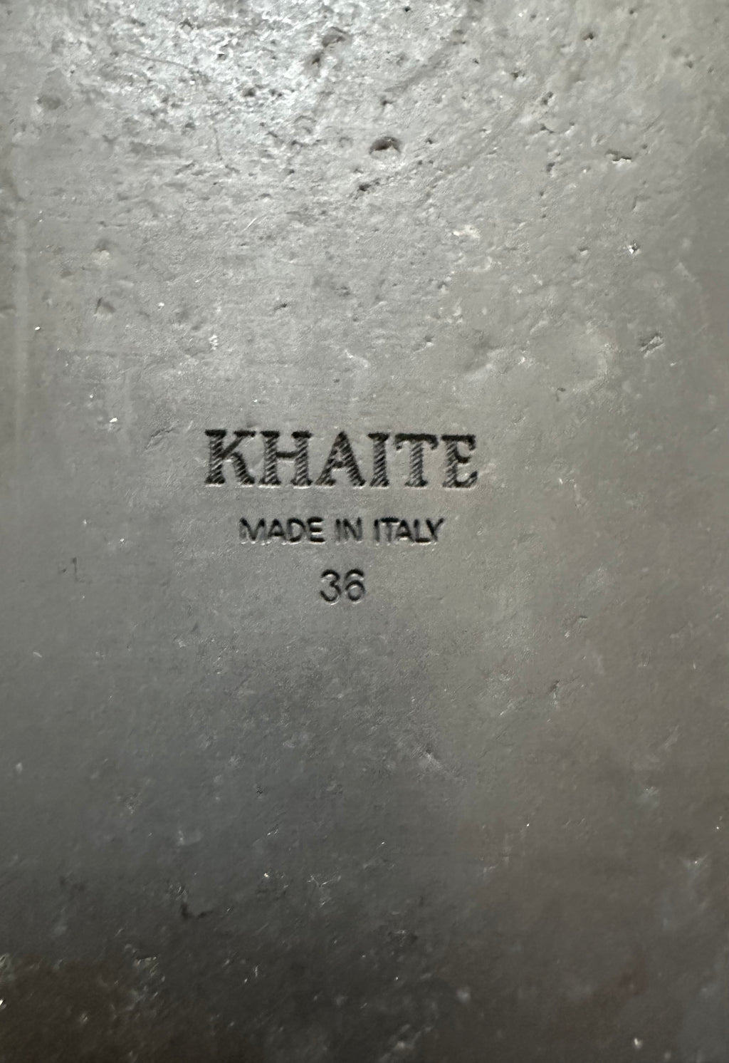 KHAITE Venice Pool Slides Sz 36
