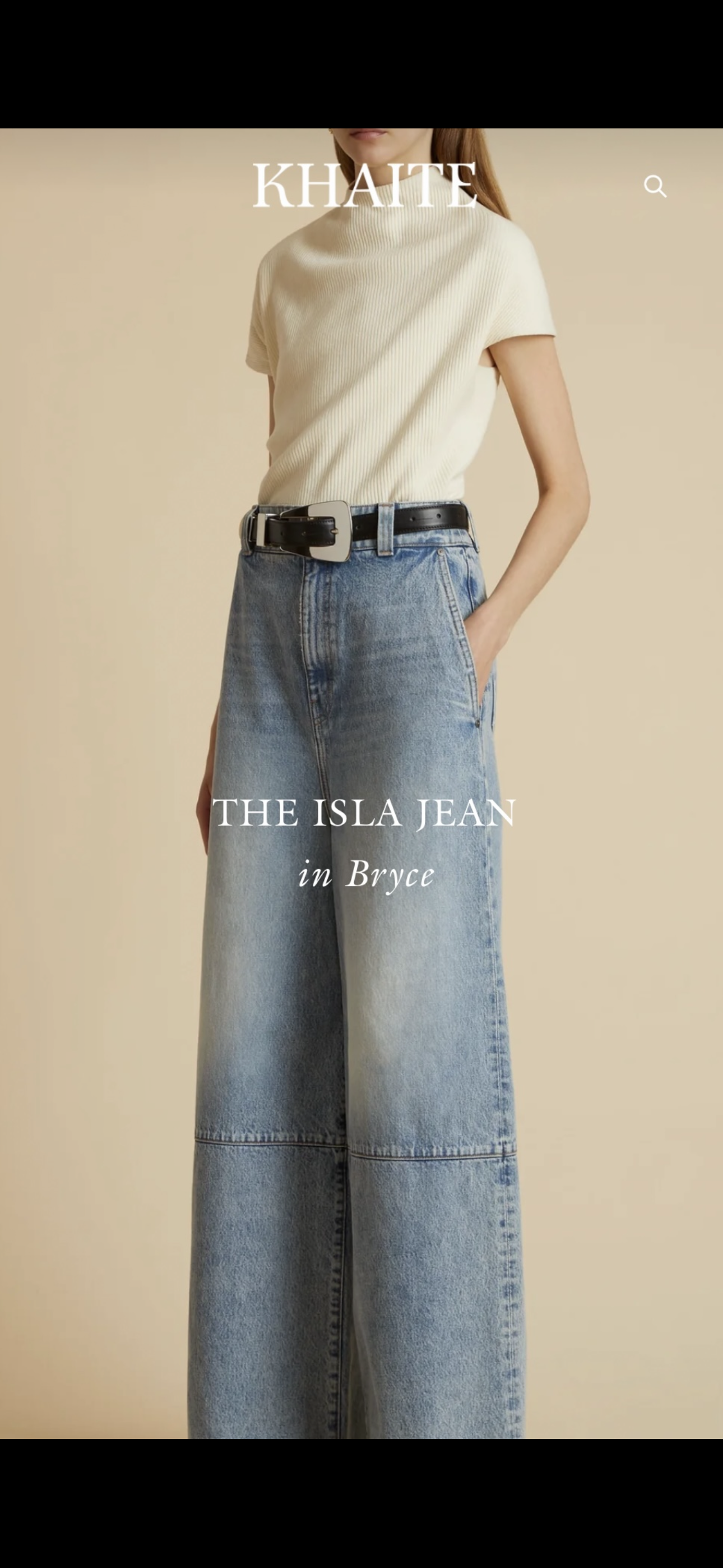 KHAITE ISLA JEANS in Bryce Sz 23