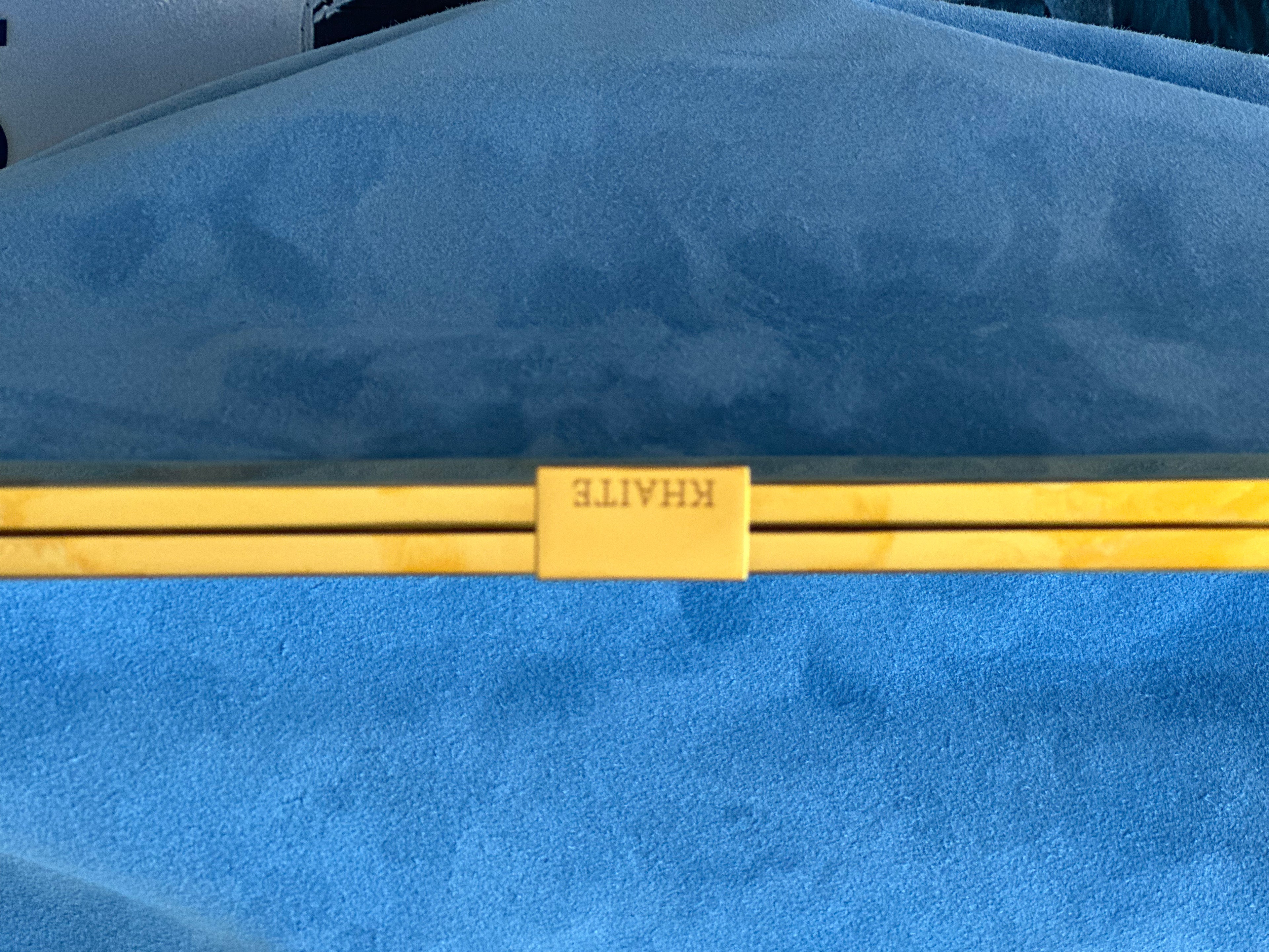 KHAITE Aimee Clutch in Atmosphere SOLD OUT Pristine