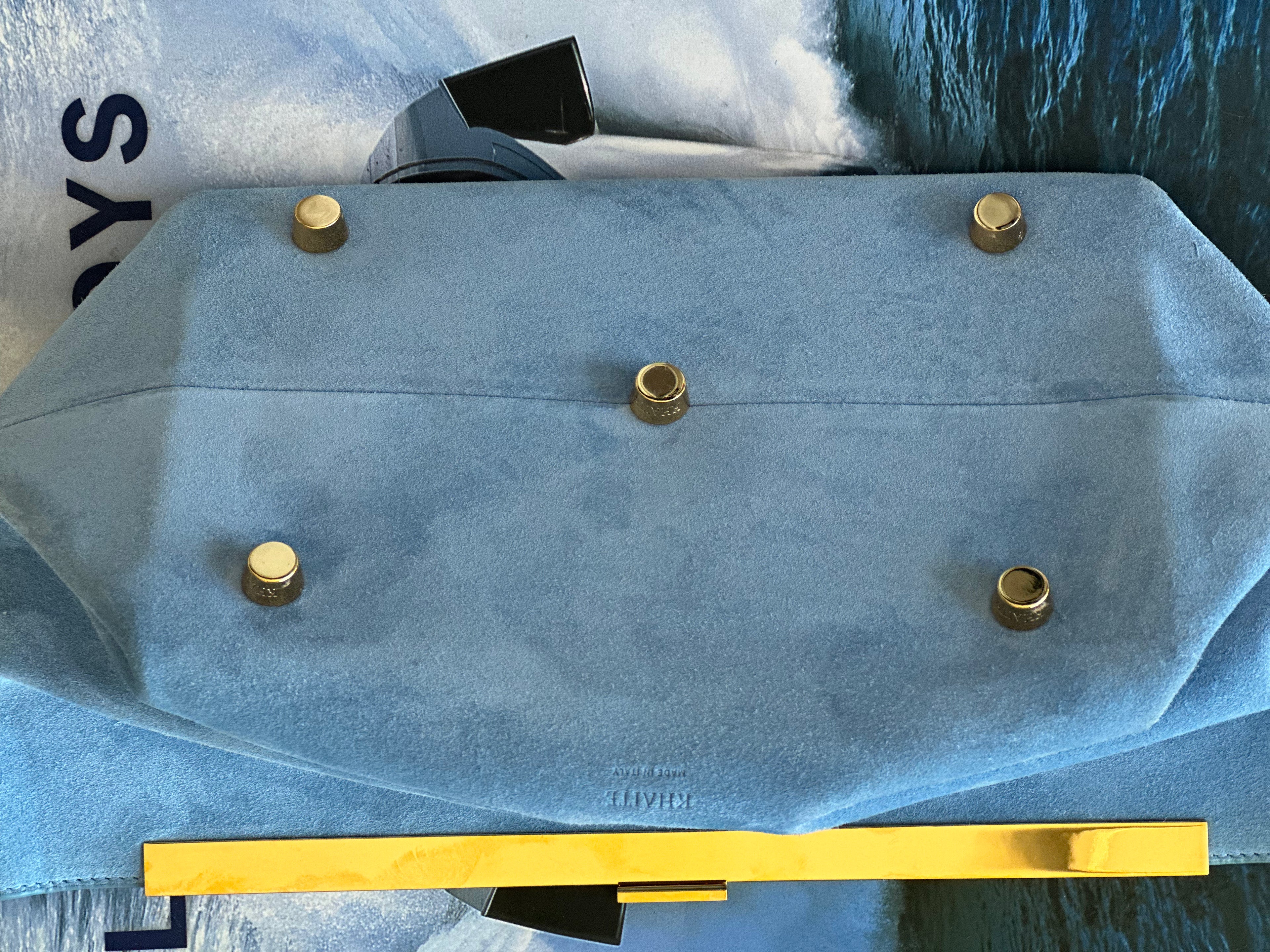 KHAITE Aimee Clutch in Atmosphere SOLD OUT Pristine