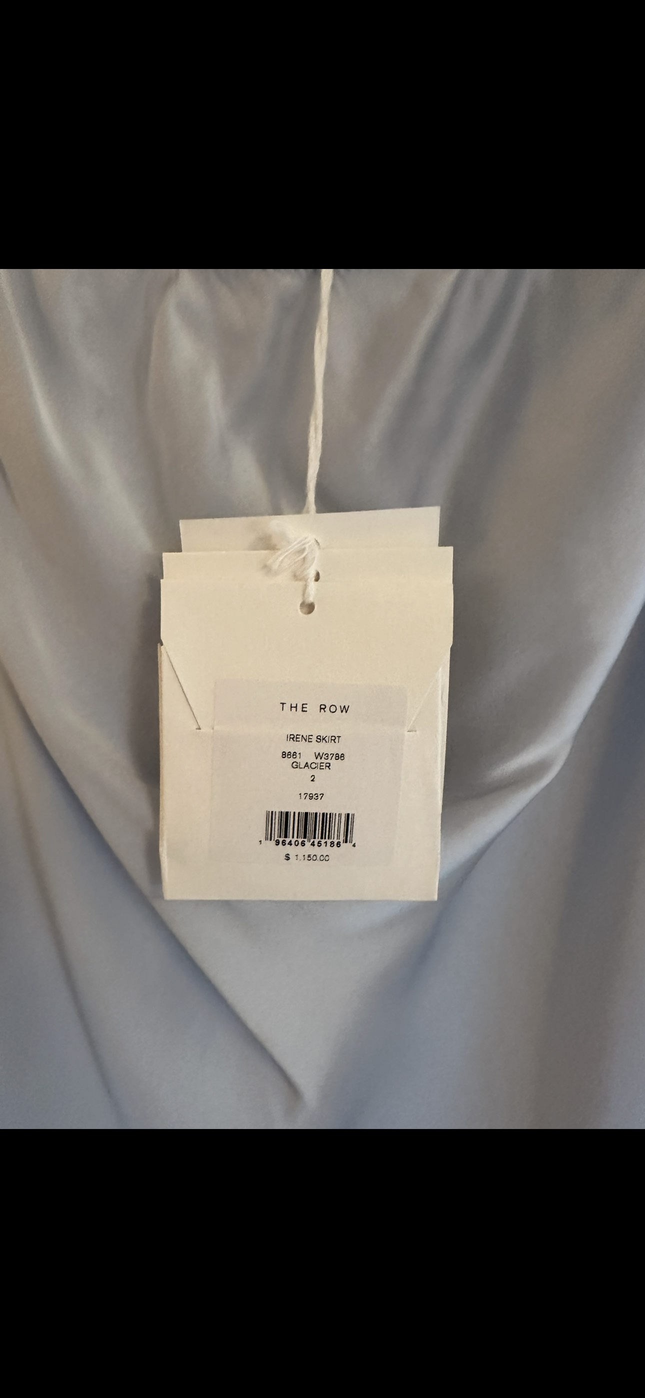 THE ROW Irene Silk skirt NWT Sz 2