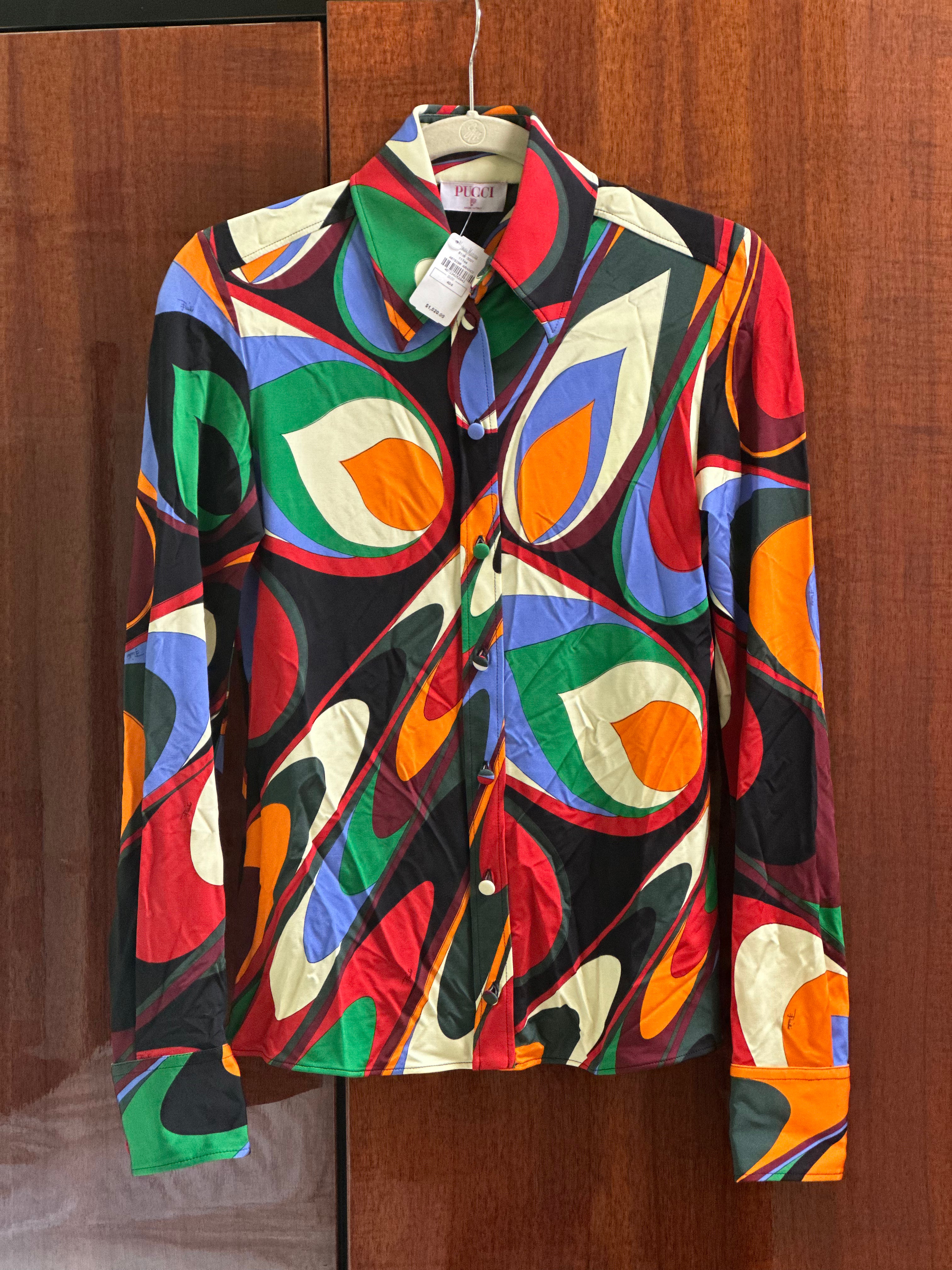 NWT PUCCI Blouse from Neiman Marcus Sz 4/40