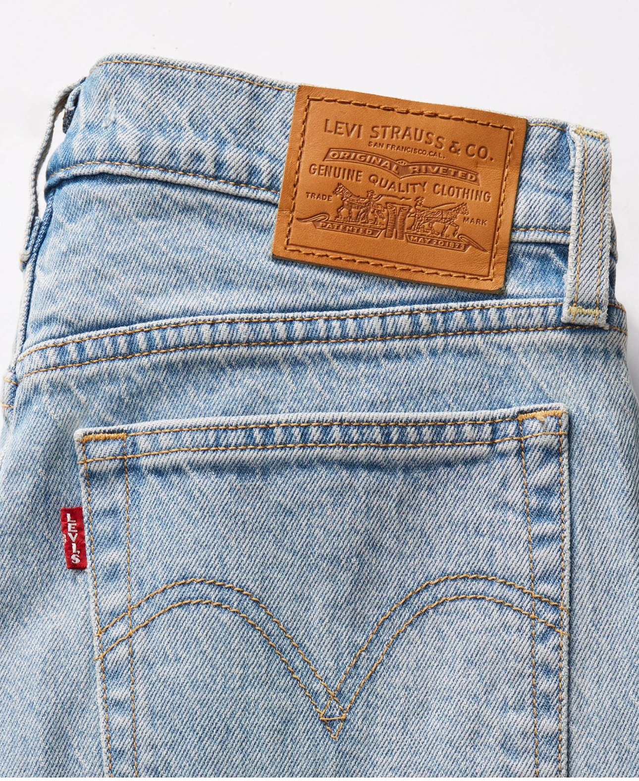 Levi’s Wedgie Boot Blasted Stone Washed Jeans NWT Sz 23x32